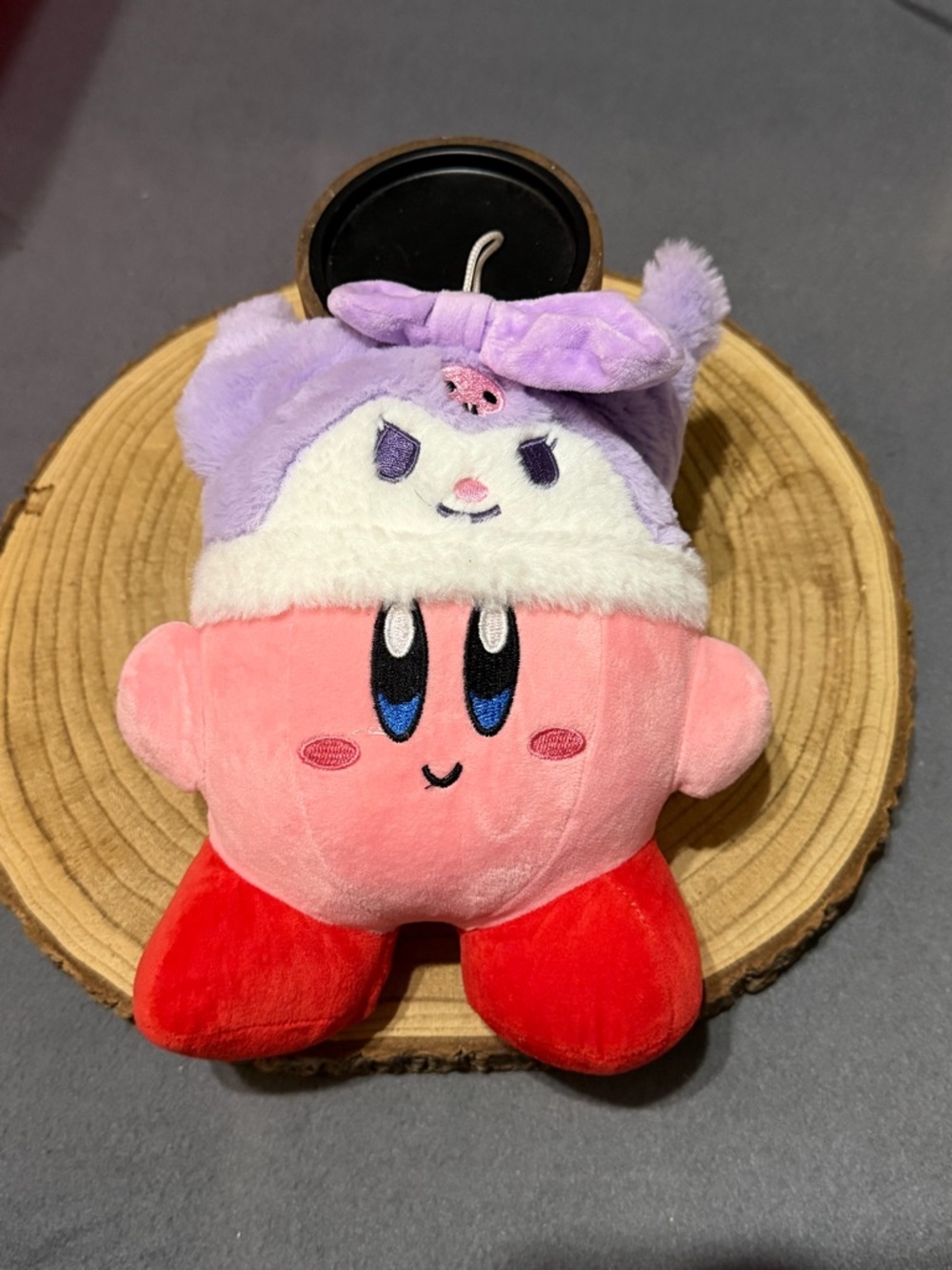 Kirby x Hello Kitty Kuromi Plush Doll Toy